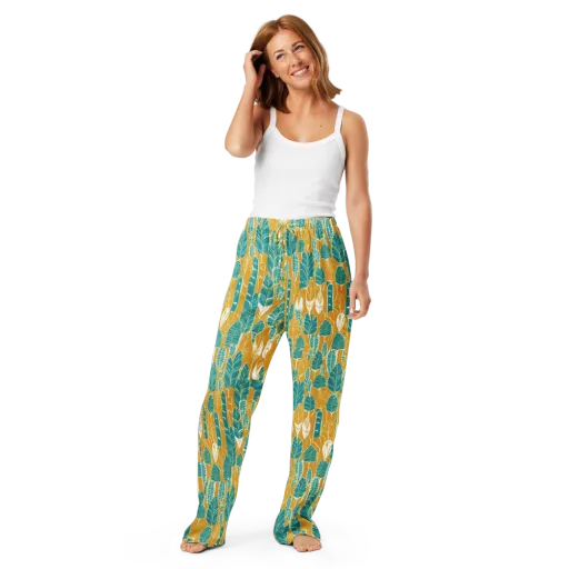 Marigold Canopy on a Women's Pajama Pants