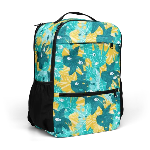 Coral Jungle on a Utility Backpack