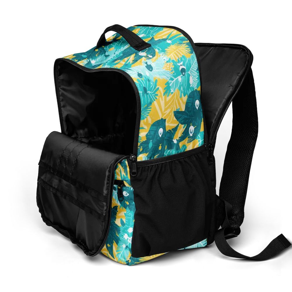 Coral Jungle on Utility Backpack — Product details 2
