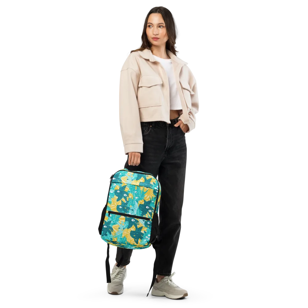 Coral Jungle on Utility Backpack — Front
