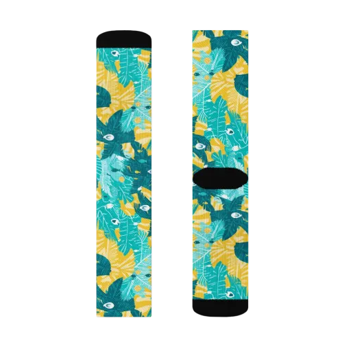 Coral Jungle on a Socks