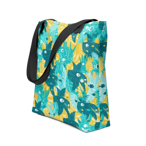 Coral Jungle on a Tote Bag