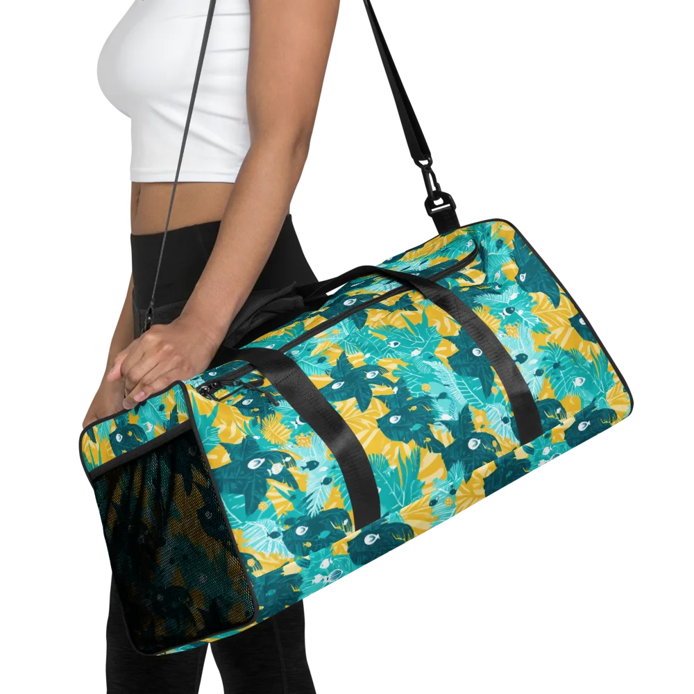 Coral Jungle on Duffle Bag — Front