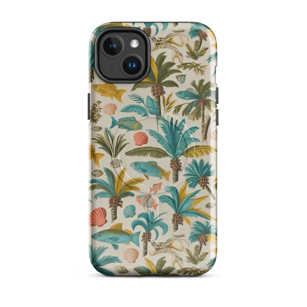 Tidepool Palms on MagSafe Tough Case for iPhone® — Front