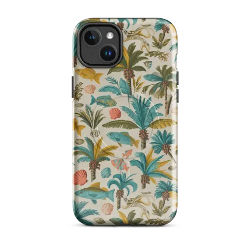 Tidepool Palms on a MagSafe Tough Case for iPhone®
