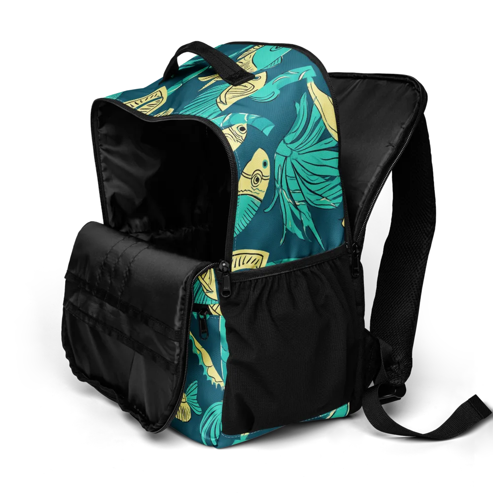 Tidal Tapestry on Utility Backpack — Product details 2