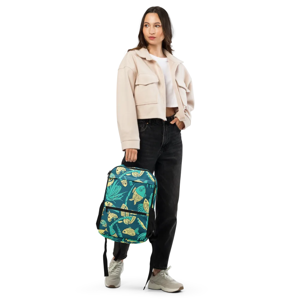 Tidal Tapestry on Utility Backpack — Front