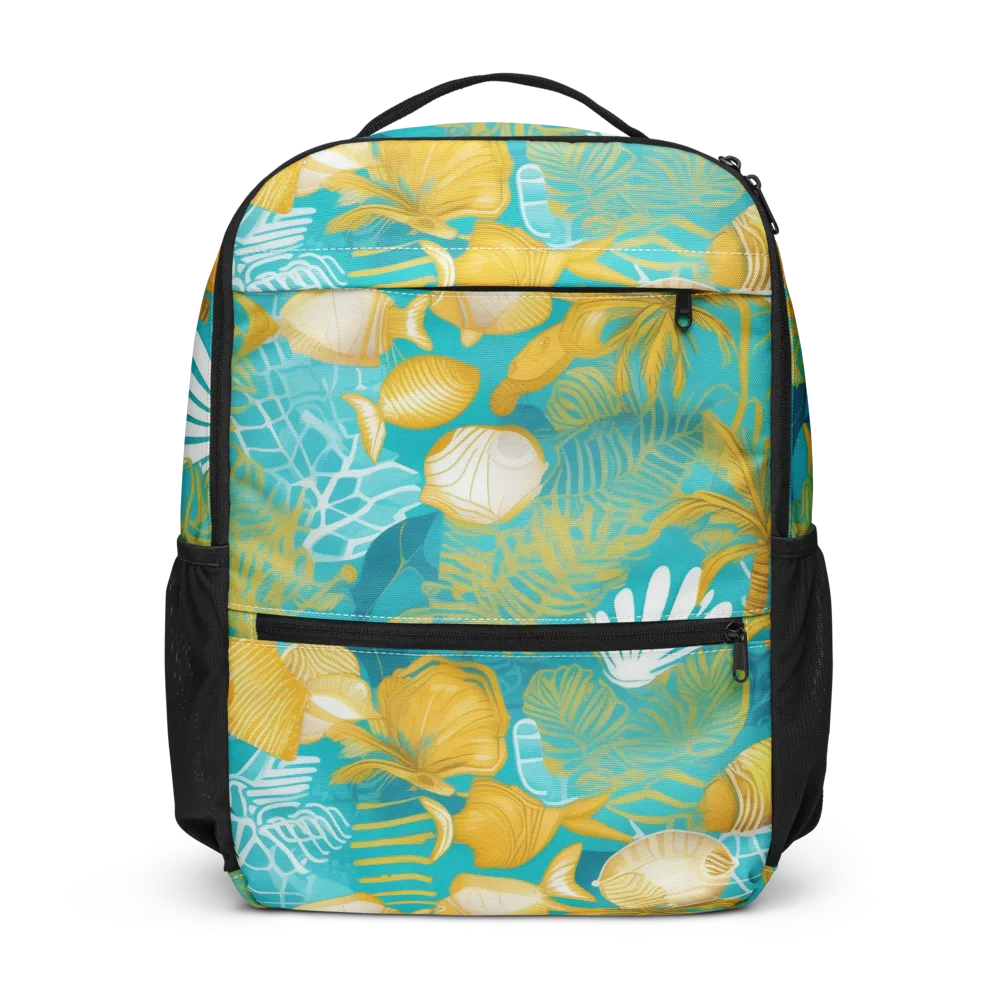 Gilded Reef on Utility Backpack — Front