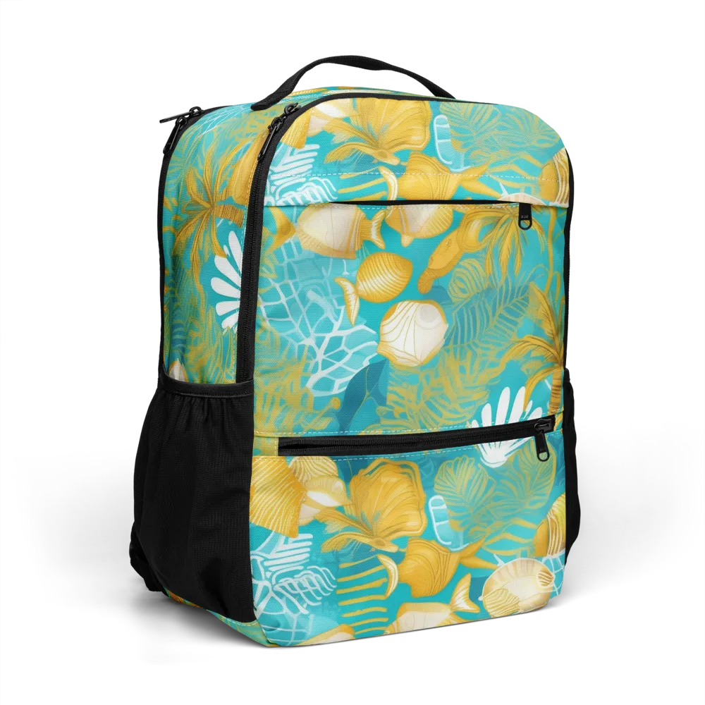 Gilded Reef on Utility Backpack — Right Front