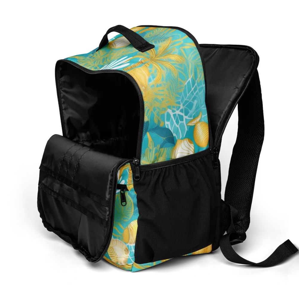 Gilded Reef on Utility Backpack — Product details 2