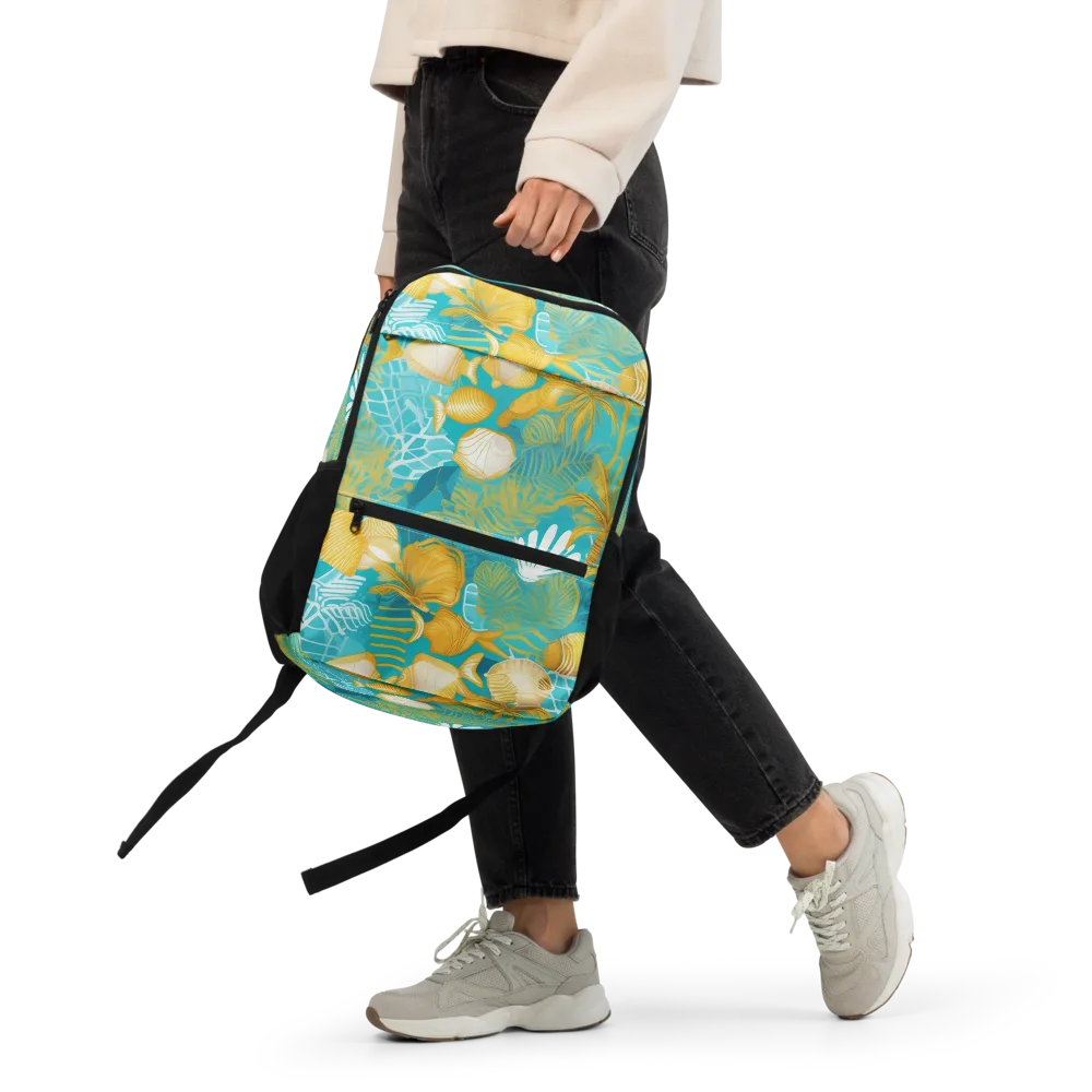 Gilded Reef on Utility Backpack — Front