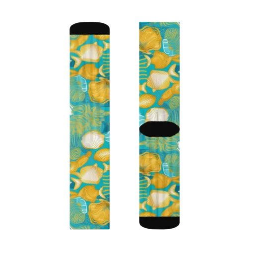 Gilded Reef on a Socks