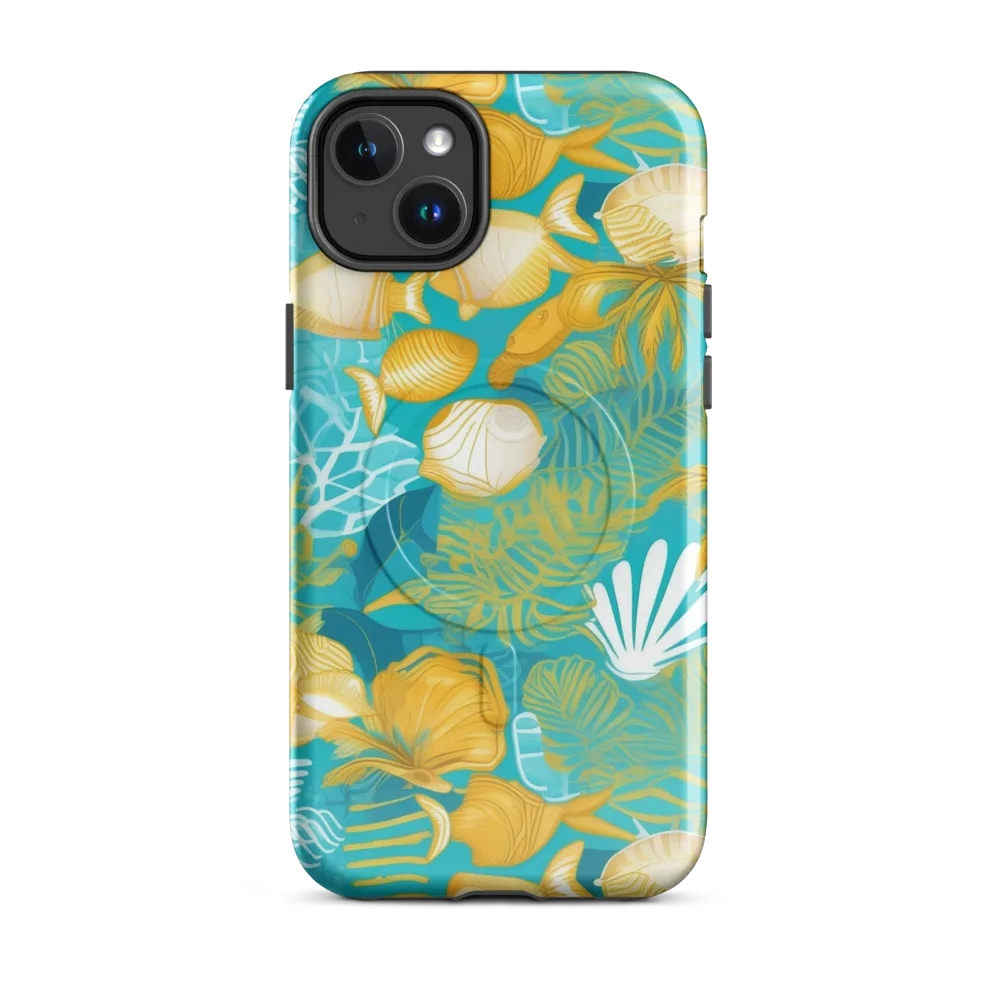 Gilded Reef on MagSafe Tough Case for iPhone® — Front