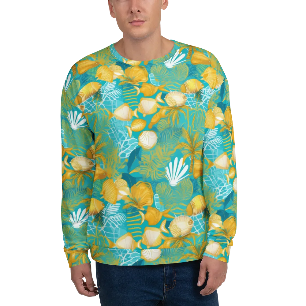 Gilded Reef on Sweatshirt — Front