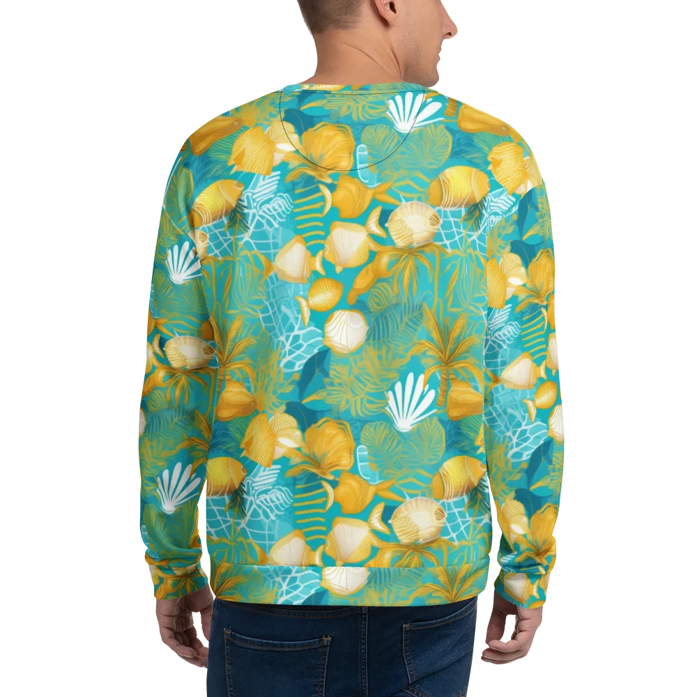 Gilded Reef on Sweatshirt — Back
