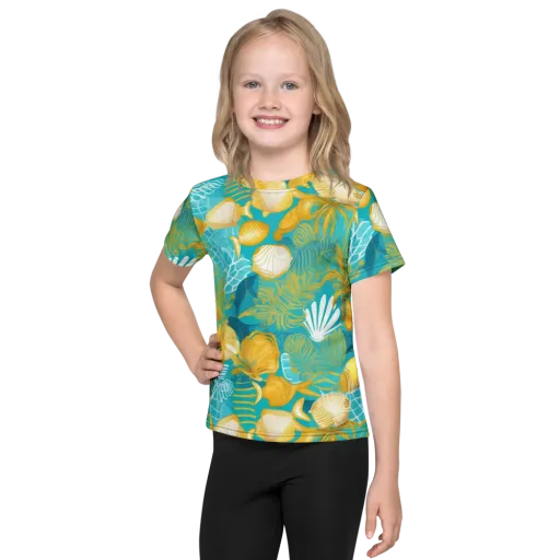 Gilded Reef on a Kids Crew Neck T-Shirt