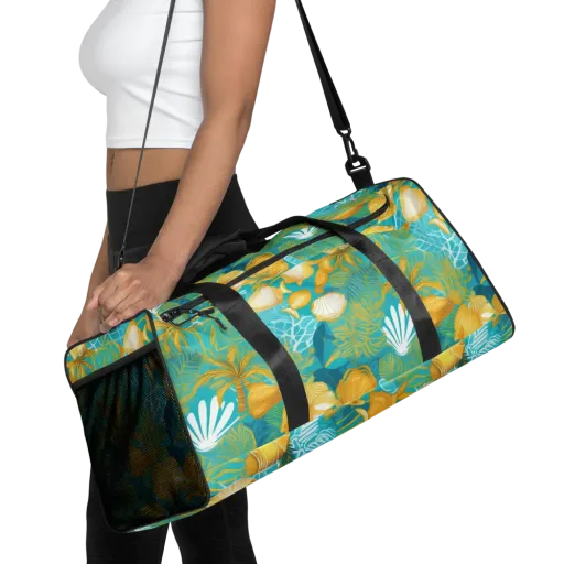 Gilded Reef on a Duffle Bag