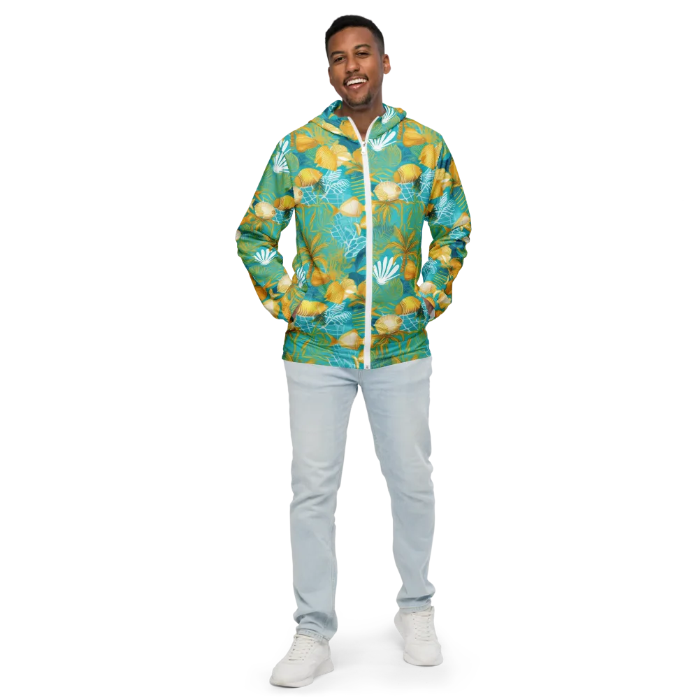 Gilded Reef on Men's Windbreaker — Front