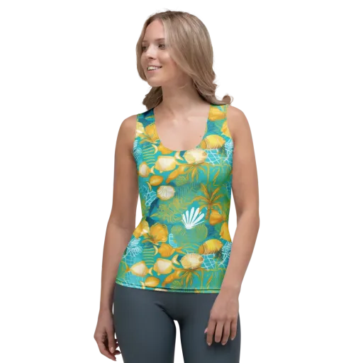 Gilded Reef on a Women's Tank Top