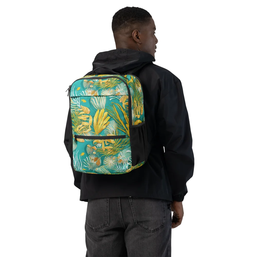 Tidal Gilt on Utility Backpack — Back