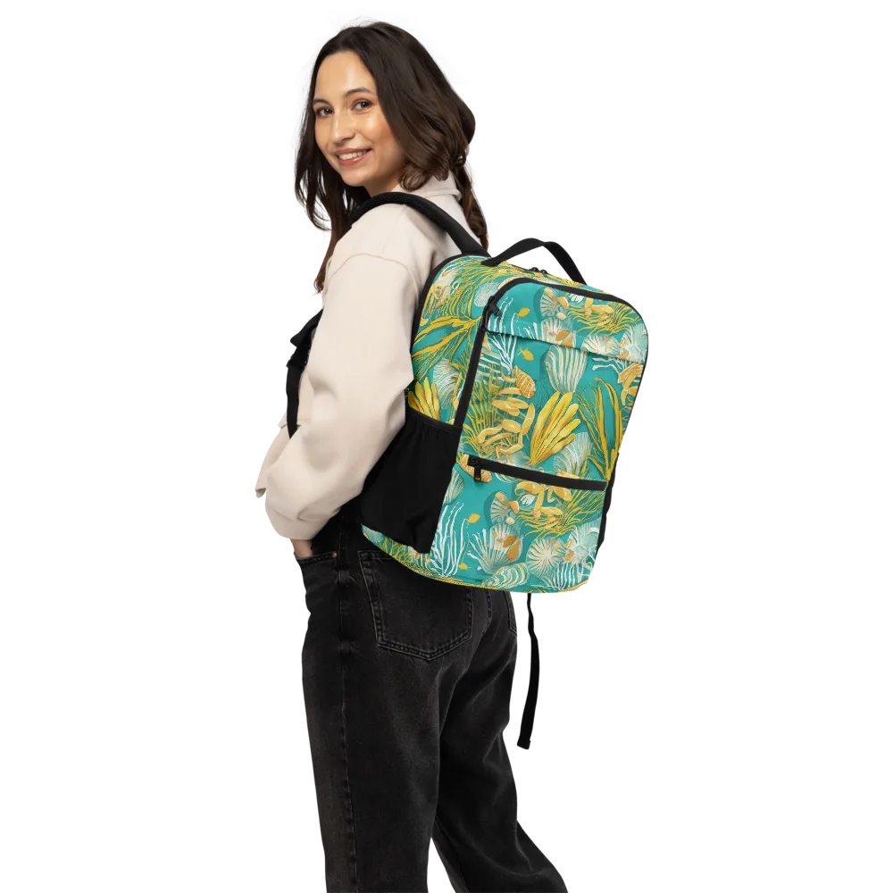 Tidal Gilt on Utility Backpack — Back