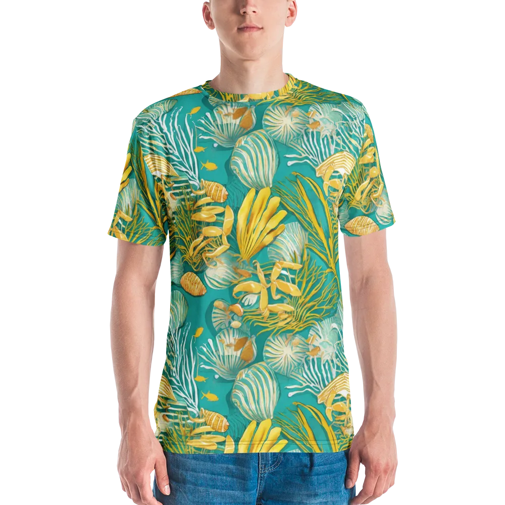 Tidal Gilt on Men's Crew Neck T-Shirt — Front