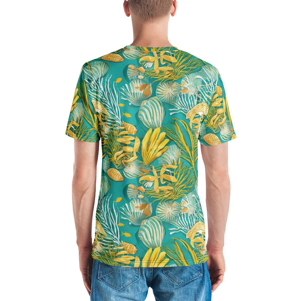 Tidal Gilt on Men's Crew Neck T-Shirt — Back