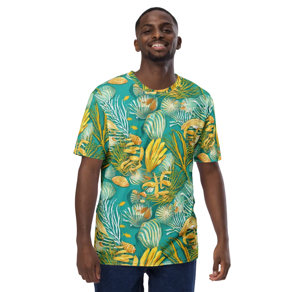 Tidal Gilt on Men's Crew Neck T-Shirt — Front