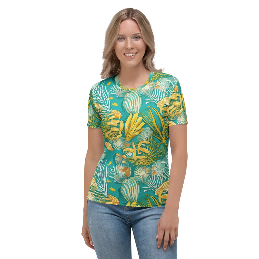 Tidal Gilt on Women's Crew Neck T-Shirt — Front