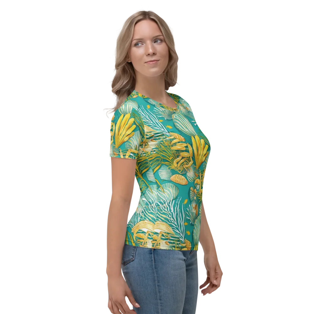 Tidal Gilt on Women's Crew Neck T-Shirt — Right