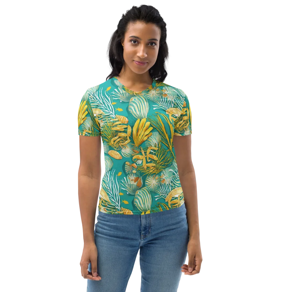 Tidal Gilt on Women's Crew Neck T-Shirt — Front