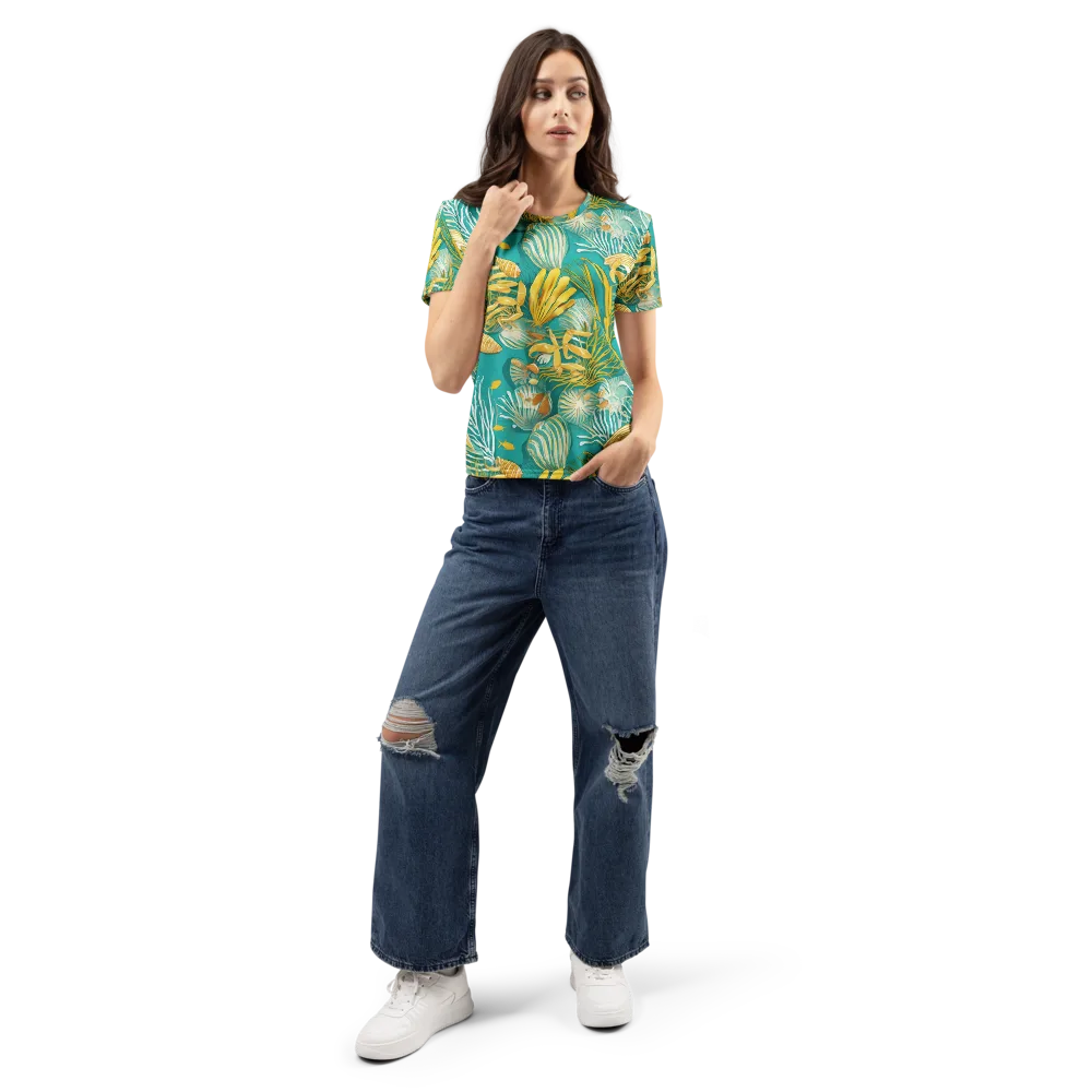 Tidal Gilt on Women's Crew Neck T-Shirt — Front