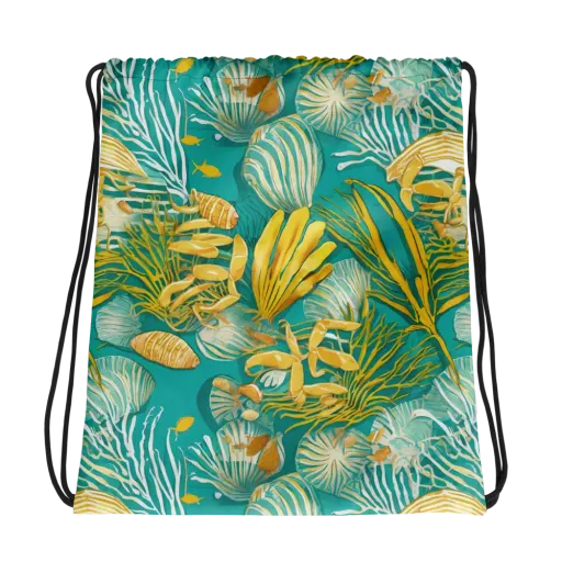 Tidal Gilt on a Drawstring Bag