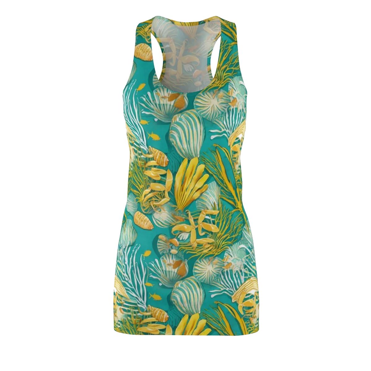 Tidal Gilt on Racerback Dress — Front