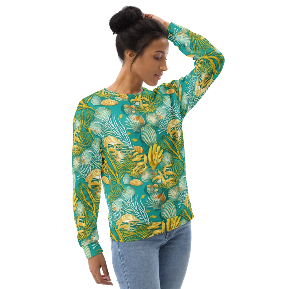 Tidal Gilt on Sweatshirt — Right Front