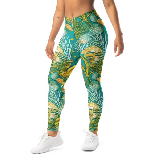 Tidal Gilt on a Leggings