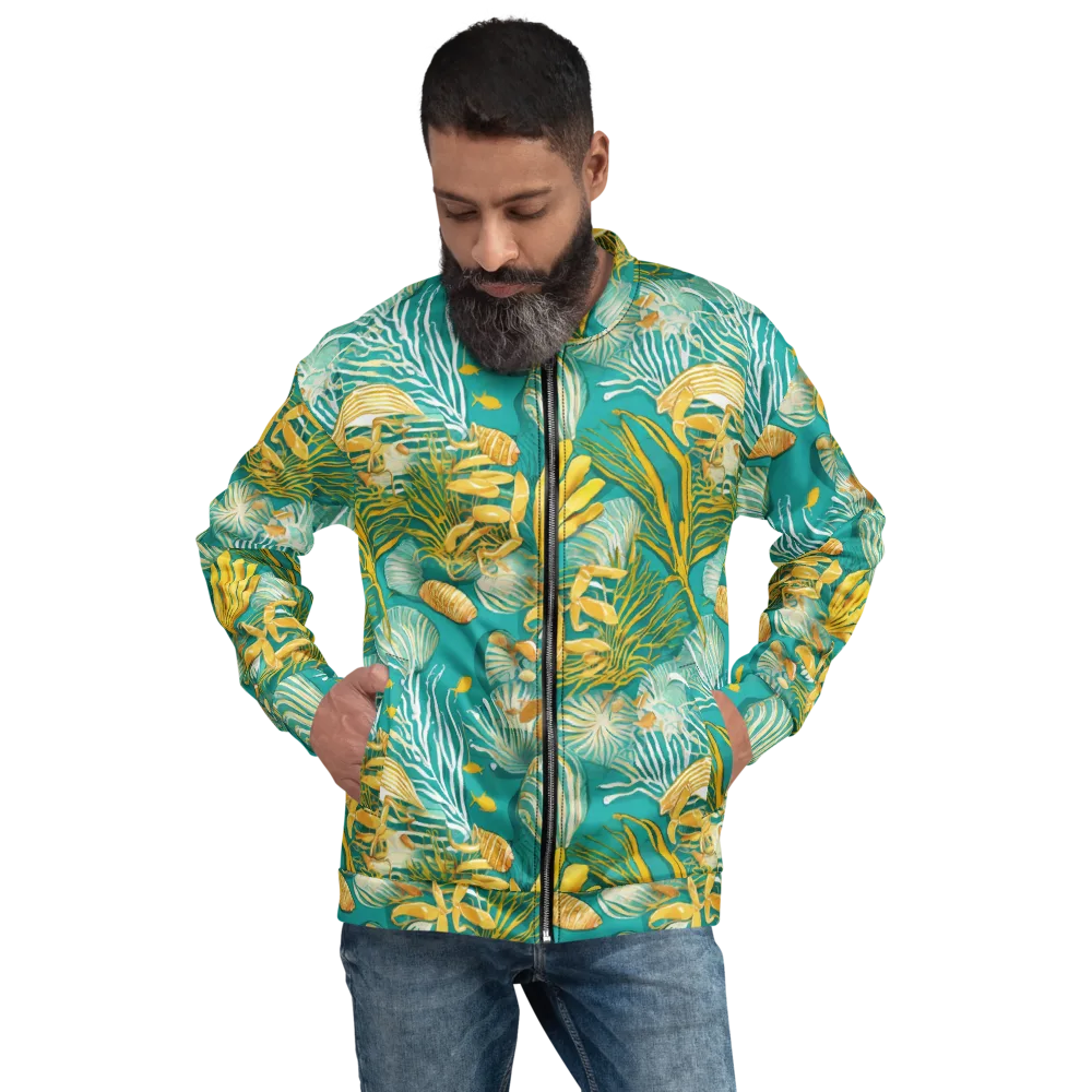 Tidal Gilt on Bomber Jacket — Front
