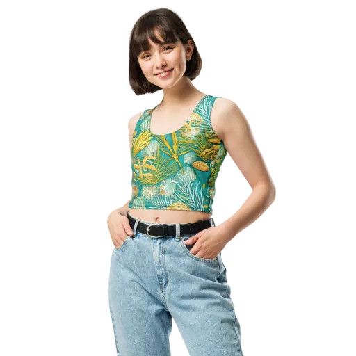 Tidal Gilt on a Crop Top