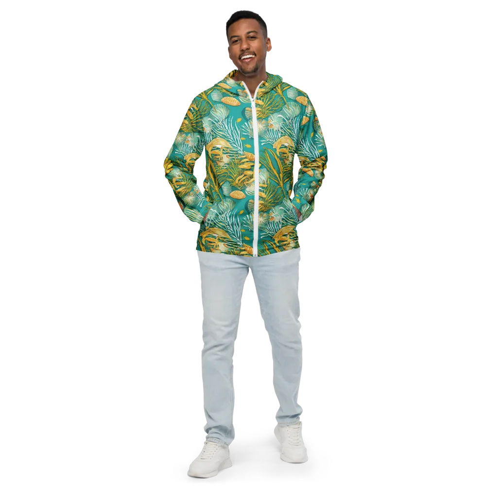 Tidal Gilt on Men's Windbreaker — Front