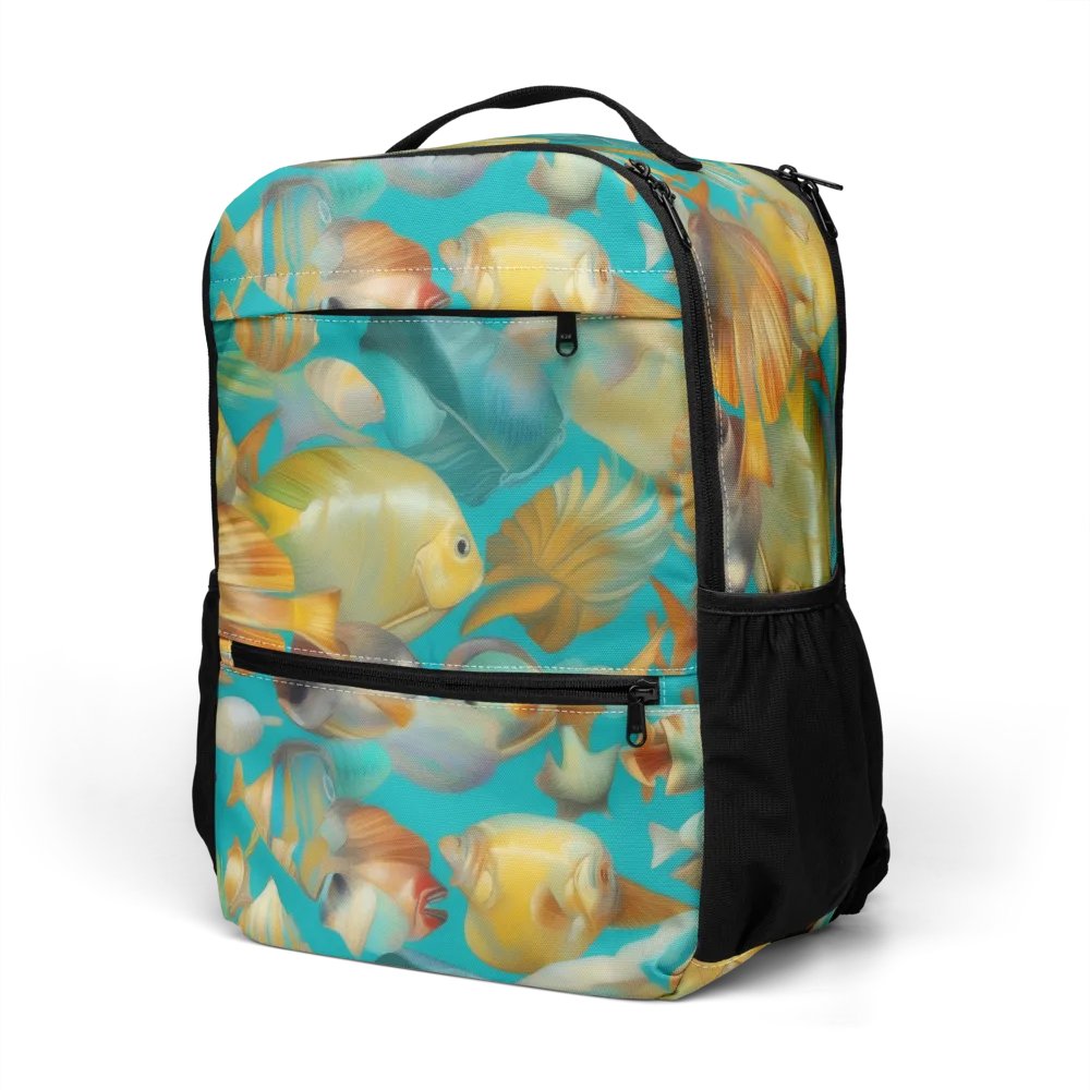 Gilded Shoal on Utility Backpack — Left Front