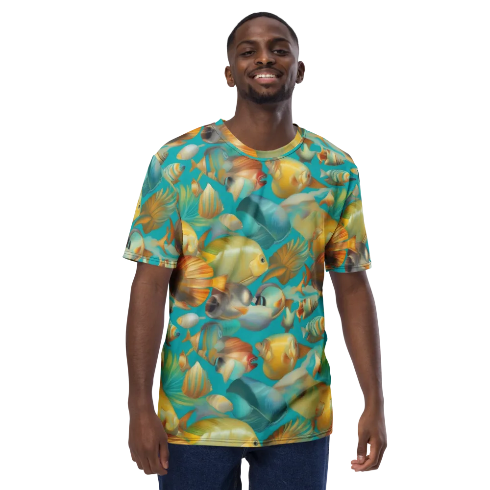 Gilded Shoal on Men's Crew Neck T-Shirt — Front