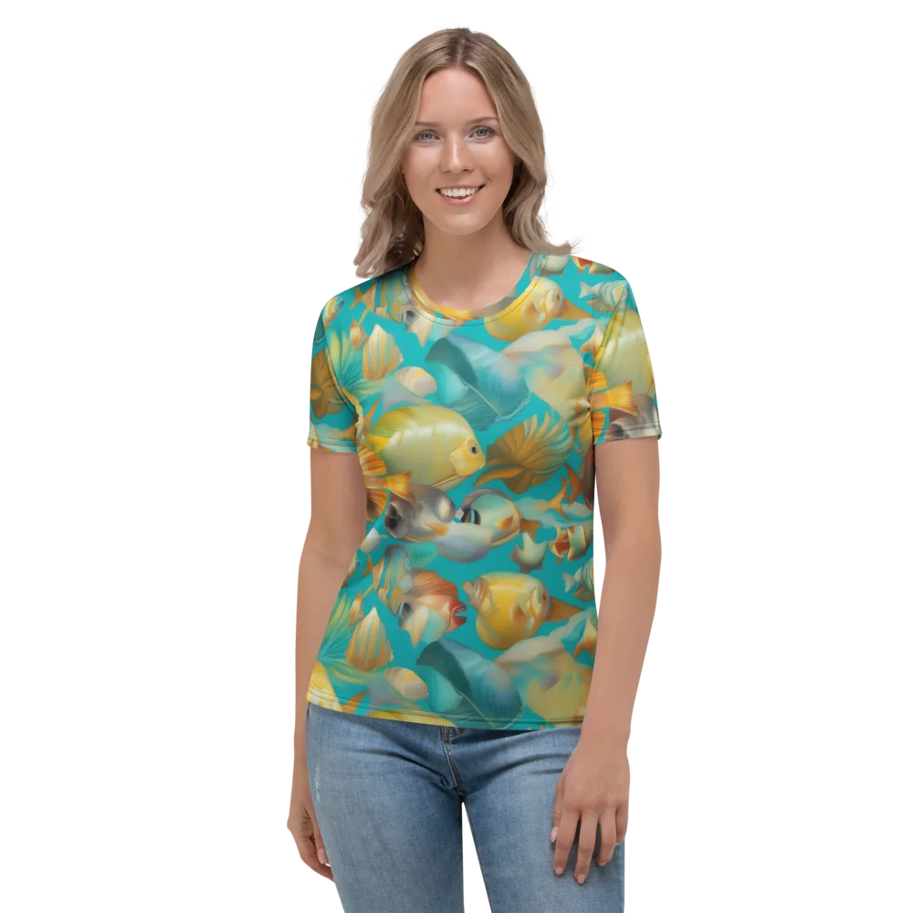 Gilded Shoal on Women's Crew Neck T-Shirt — Front