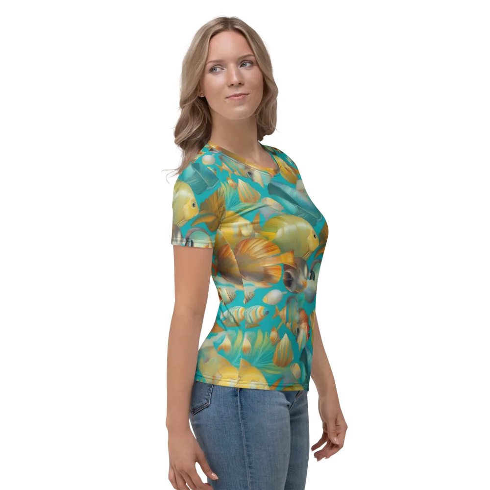 Gilded Shoal on Women's Crew Neck T-Shirt — Right