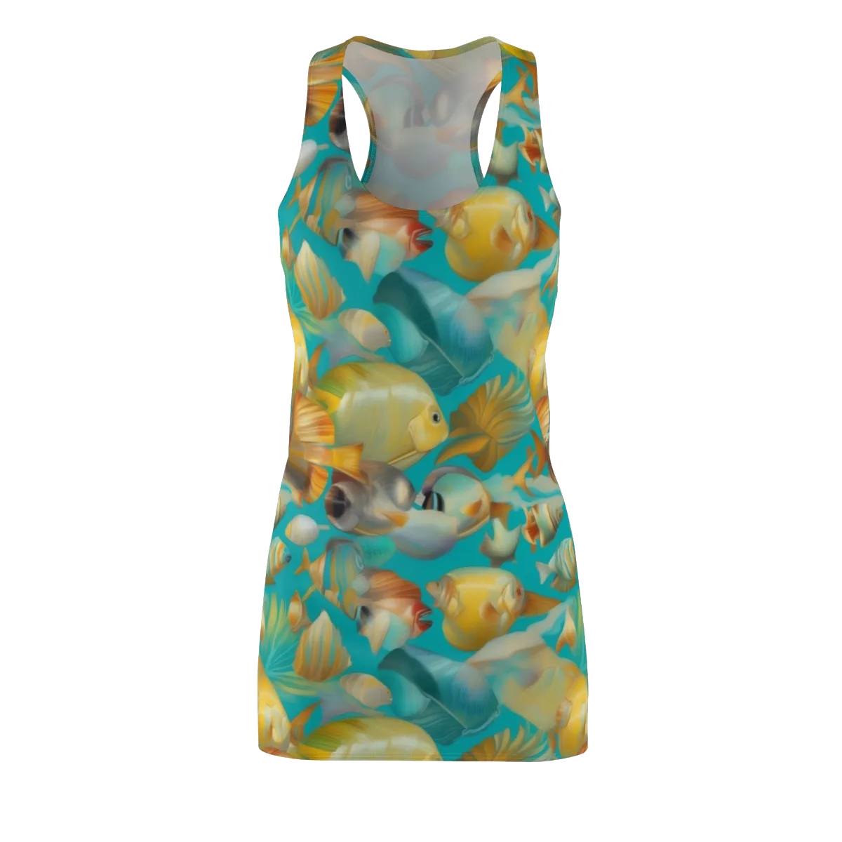 Gilded Shoal on Racerback Dress — Front