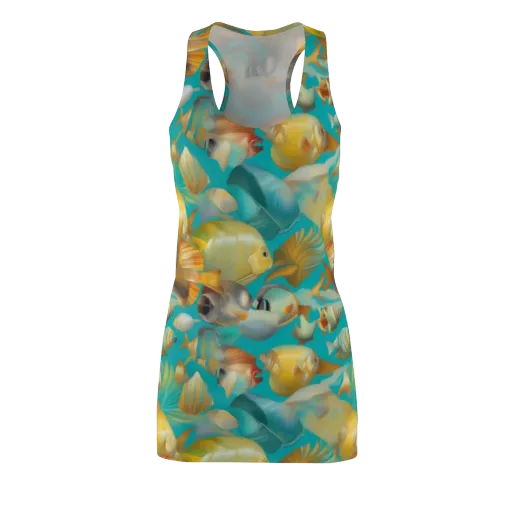 Gilded Shoal on a Racerback Dress