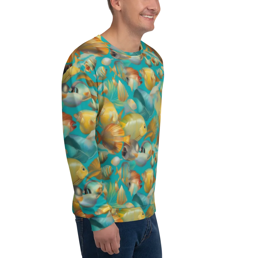 Gilded Shoal on Sweatshirt — Right Front