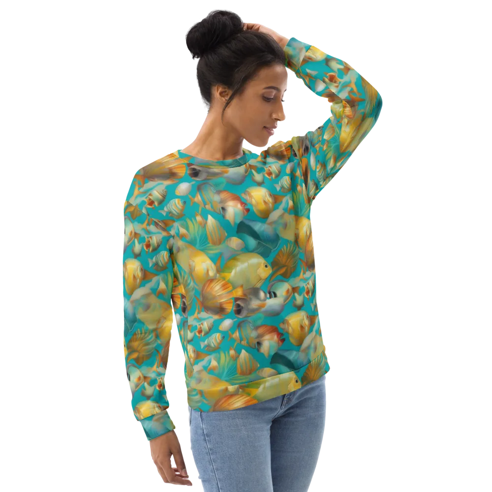 Gilded Shoal on Sweatshirt — Right Front