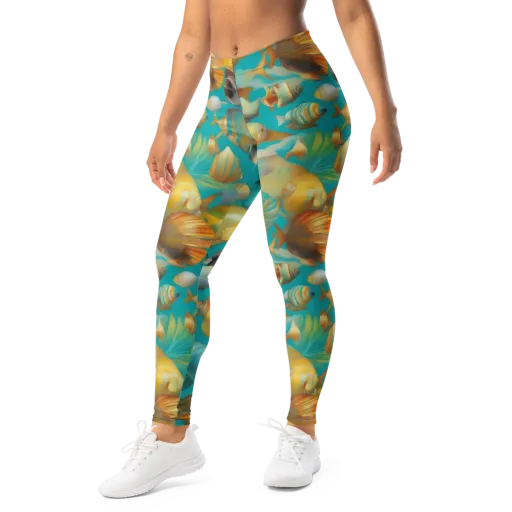 Gilded Shoal on a Leggings