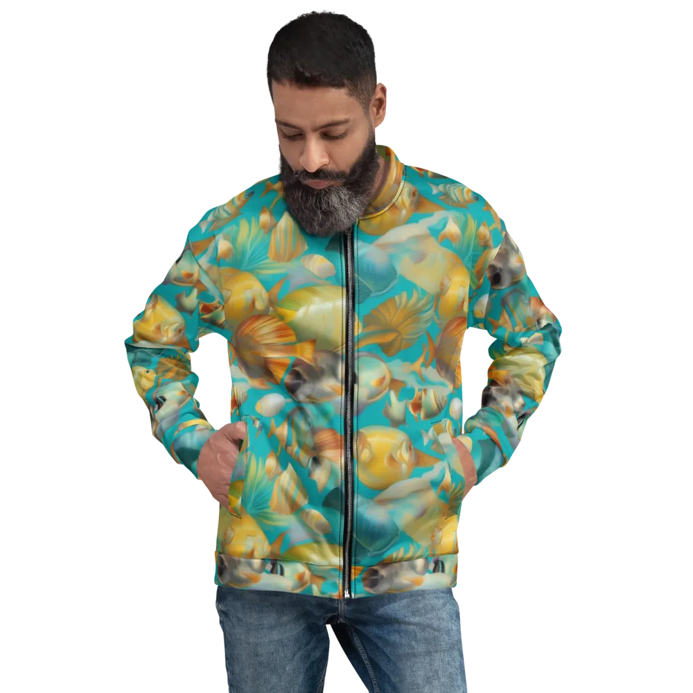 Gilded Shoal on Bomber Jacket — Front