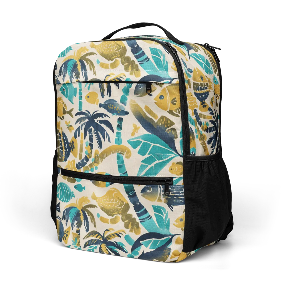 Palmwater on Utility Backpack — Left Front